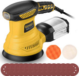 Orbit Sander, Ginour 6 Variable Speeds for Sanding, Finishing, Polishing Wood.