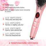 Auto-Off, Dual Voltage Straightening Comb for Home, Travel