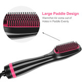 Blow Dryer Brush, 2-in-1 Ionic Hot Air Brush, Multifunctional Straightening