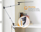 LED Dual Swing Arm Desk Lamp