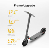 Electric Kick Scooter, Upgraded Motor Power, 9-inch