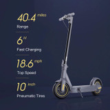 MAX Electric Kick Scooter, Max Speed 18.6 MPH, Long-range Battery