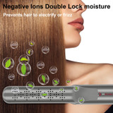 INGLAM 360° Airflow Styler Hair Straightener with Cooling Fan, 2 in 1
