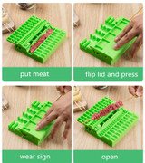 Barbecue Stringer Skewers Kebab Maker Box Machine