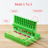 Barbecue Stringer Skewers Kebab Maker Box Machine