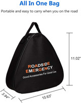 Adakiit Car Emergency Kit, Multifunctional Roadside Assistance Auto Safty Kit