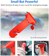 Adakiit Car Emergency Kit, Multifunctional Roadside Assistance Auto Safty Kit
