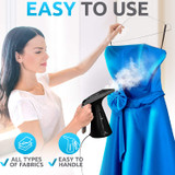 Garment Portable Steamer Clothing, Mini Travel Fabric Steam Iron Wrinkle