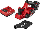 Brushless 20V Planer, Includes 4.0Ah Lithium Battery and PWR Jump Charger.. Brushless 20V Planer, Includes 4.0Ah Lithium Battery and PWR Jump Charger..