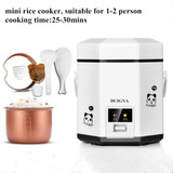 Electric Lunch Box, Travel Rice Cooker Small, Removable Non-stick Pot