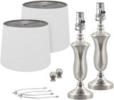 Modern USB Table Lamp Set of 2 for Living Room.