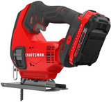 Cordless Jig Saw Kit, 20 Volts,1 Lithium ion batteries..