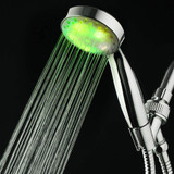 KAIREY Handheld Led Shower Head 7 Color Light Change Automatically Polished