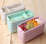 Wheat straw lunch box