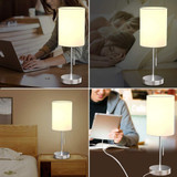 Bedside Lamp with USB Port.