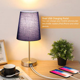Touch Control Table Lamp Navy Blue.