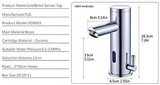 Asani Touchless Automatic Bathroom Faucet