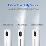 2.11 Gal Ultrasonic Cool Mist Humidifier with 3 Speed Remote Control