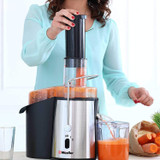 Ultra Powerful Anti-drip Juicing Machine w/Wide 3" Feed Chute for Whole Fruit Vegetable