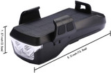Lamp 550 Lumens Solar Powered Waterproof Bicycle Lights.