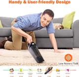 Mini Vacuum Cleaner with Strong Suction for Pet Hair, Home and Car Cleaning