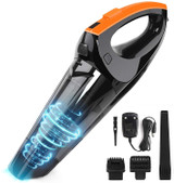 Portable Hand Vacuum Powered by Li-ion Battery Rechargeable Quick Charge Tech