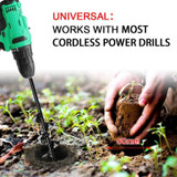 Garden Spiral Hole Drill Planter