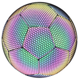 HOLOGRAPHIC GLOW REFLECTIVE SOCCERBALL