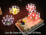 Magic Flower Birthday Candle