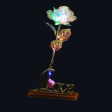24K Foil Plated Valentine Rose