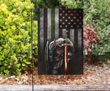 Thin Green Line Flag Knight Templar Patriotic Army Military Veteran Flag