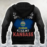 If The Flag Offend You Kiss My Kansass T-Shirt Funny Great State Of Kansas Shirt