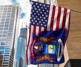 Michigan State American Flag Patriotic Proud Michigan Flag For Sale