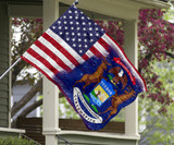 Michigan State American Flag Patriotic Proud Michigan Flag For Sale