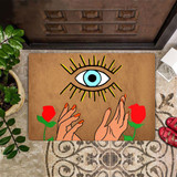 Evil Eye Doormat For Indoor Front Door Mat Decorative Hobby Lobby Home Mat