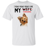 Yorkie I Really Really Really Love My Yorkie T-Shirt Cute Yorkie Dog Graphic Funny Men Shirt