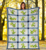 T-Rex Baby Fleece Blanket Cute Dinosaur Fleece Blanket For Girls Boys Gift Idea
