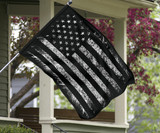 Blacked Out American Flag Black Flag All Black American Flag Us Old Retro