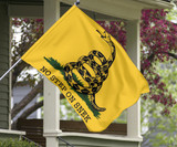 No Step On Snek Flag Gadsden Flag Yellow Flag With Snake Don't Tread On Me