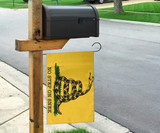 No Step On Snek Flag Gadsden Flag Yellow Flag With Snake Don't Tread On Me