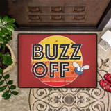 Buzz Off Doormat Go Away Mat Fun Front Door Mat Entrance Floor Mat Indoor Outdoor