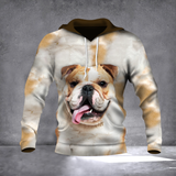 Bulldog Hoodie 3D Cute Dog Hoodie Winter Gear For Men For Women Bulldog Hoodie 3D Cute Dog Hoodie Winter Gear For Men For Women