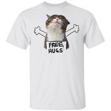 Cat Free Hugs T-Shirt Cute Gift For Cat Lovers