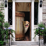 Chihuahua Christmas Door Covers For Winter Decorative Door Welcome Door Gift For Dog Lover