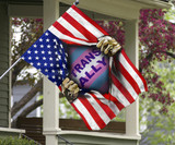 Trans Ally Flag In Heart American Flag Patriotic Trans Remembrance Day 2020 Transflag