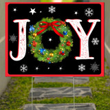 Joy Yard Sign Joy Outdoor Christmas Decoration Christmas Porch Sign