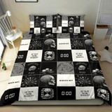 Unus Annus Bedding Set Unus Annus Merch Memento Mori Unas Annus Logo Skull Merchandise For Sale