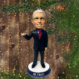 Dr.Fauci Christmas Ornament Dr Fauci Ornament Best Christmas Ornament 2020 Xmas Tree Decorated