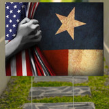 Texas American Yard Sign Outdoor Christmas Decorations Custom Yard Signs Near Me