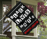 BLM Black Lives Matter Because All Lives Matter Flag For Indoor Outdoor House Decorative